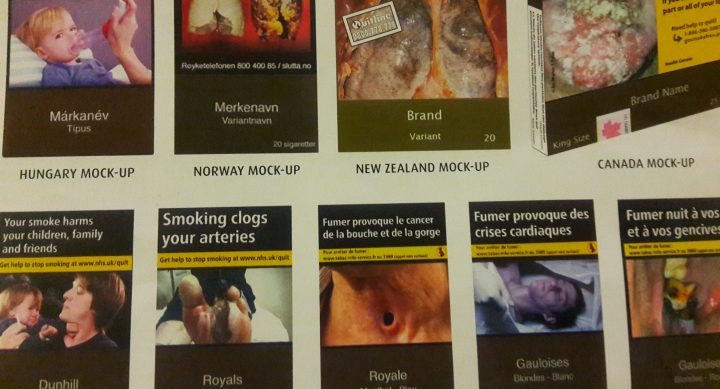 De meilleurs avertissements graphiques sur les paquets de cigarettes, mais l'Afrique reste à la traîne