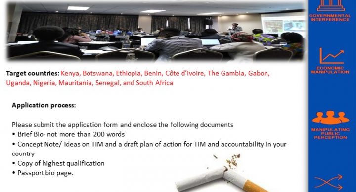 THE BUILDING EFFECTIVE TOBACCO CONTROL ADVOCATES IN AFRICA (BETA) PROJECT  CALL FOR APPLICATIONS-CAPACITY BUILDING TRAINING