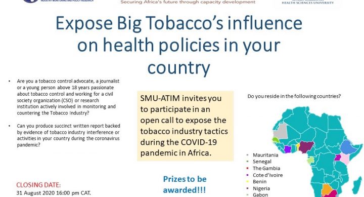 Expose Big Tobacco’s influence on health policies in your country