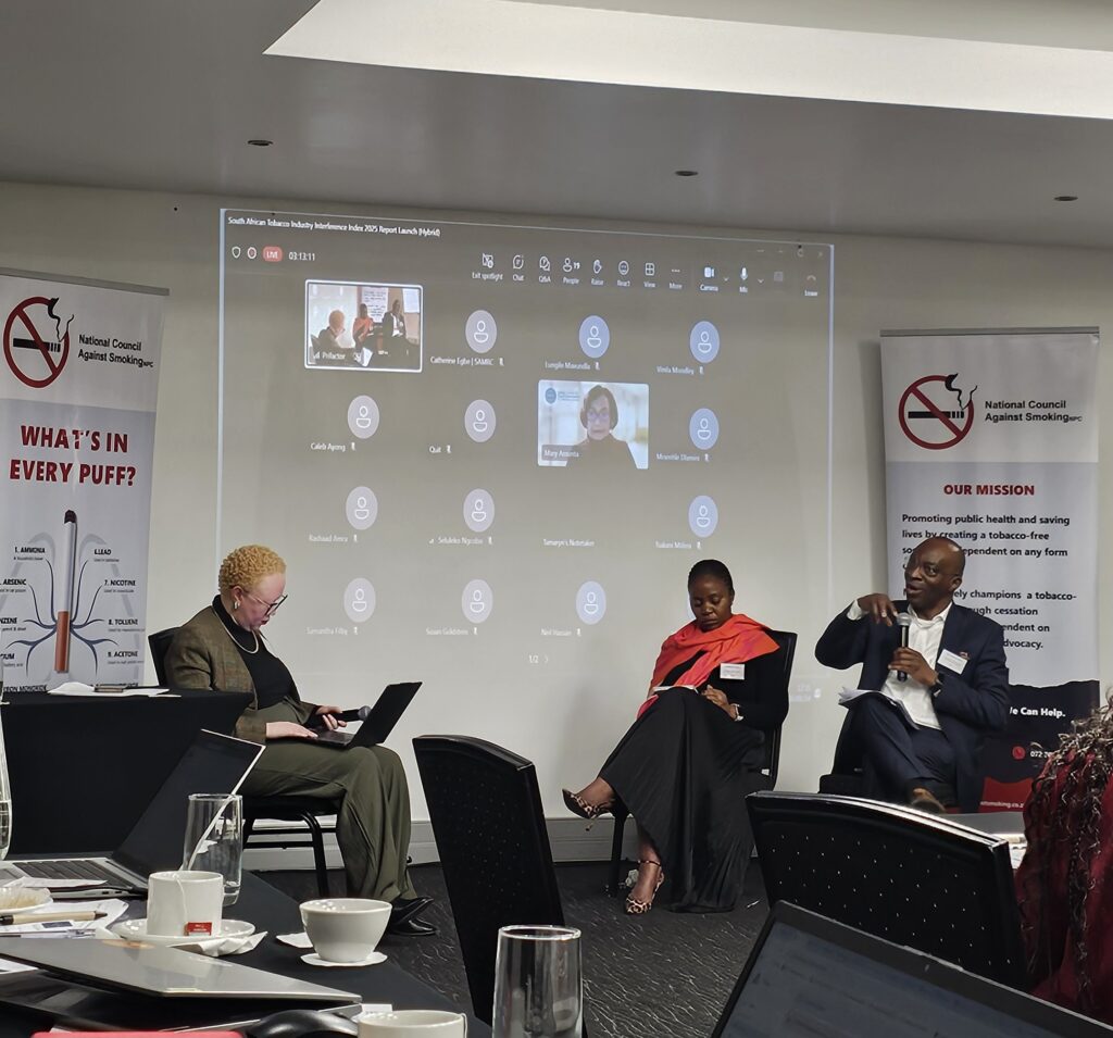 South Africa launches the Tobacco Industry Interference (TII) Index to Spotlight Tobacco Control Policy Risks